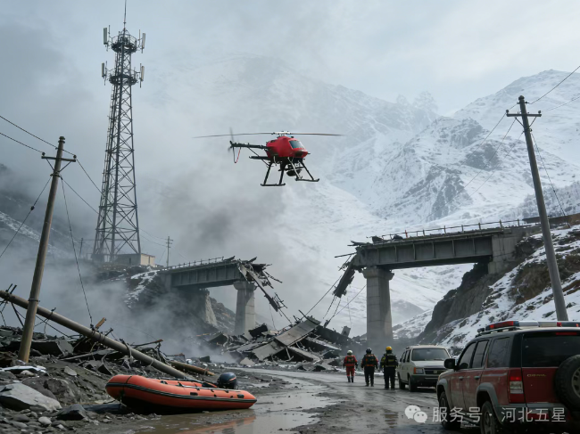 跨越“三斷”絕境，架起空中生命線！河北五星“瓦爾特·紅色之鷹”守護(hù)應(yīng)急通信